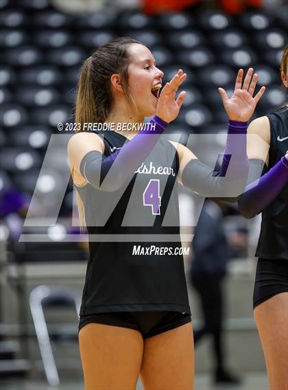 Thumbnail 2 in Fulshear vs. Lovejoy (UIL 5A Volleyball Semi-Final) photogallery.