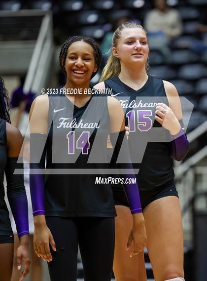 Thumbnail 3 in Fulshear vs. Lovejoy (UIL 5A Volleyball Semi-Final) photogallery.