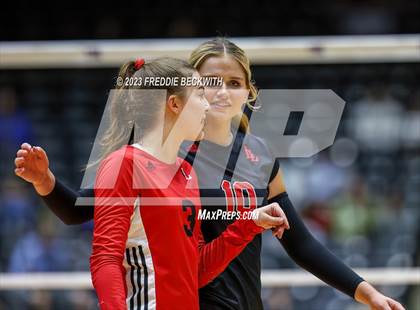 Thumbnail 2 in Fulshear vs. Lovejoy (UIL 5A Volleyball Semi-Final) photogallery.