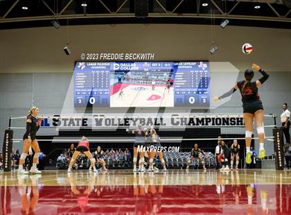 Thumbnail 3 in Fulshear vs. Lovejoy (UIL 5A Volleyball Semi-Final) photogallery.