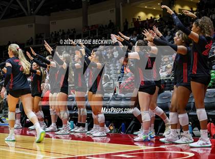 Thumbnail 1 in Fulshear vs. Lovejoy (UIL 5A Volleyball Semi-Final) photogallery.