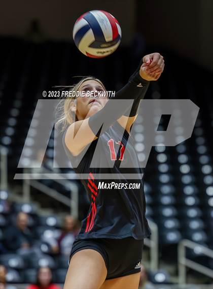 Thumbnail 2 in Fulshear vs. Lovejoy (UIL 5A Volleyball Semi-Final) photogallery.