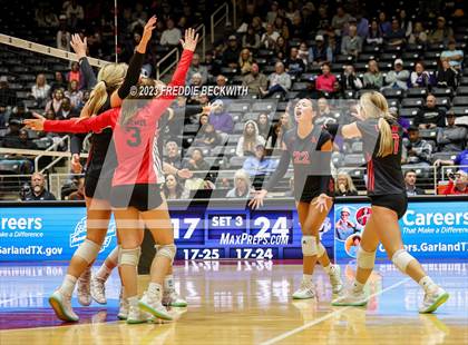 Thumbnail 2 in Fulshear vs. Lovejoy (UIL 5A Volleyball Semi-Final) photogallery.