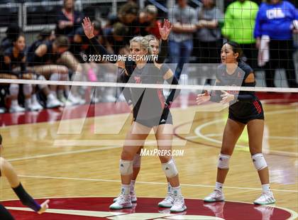 Thumbnail 3 in Fulshear vs. Lovejoy (UIL 5A Volleyball Semi-Final) photogallery.