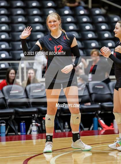Thumbnail 3 in Fulshear vs. Lovejoy (UIL 5A Volleyball Semi-Final) photogallery.
