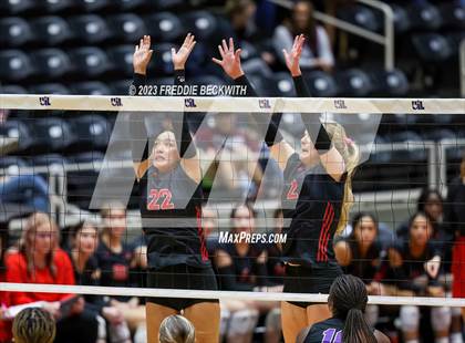 Thumbnail 2 in Fulshear vs. Lovejoy (UIL 5A Volleyball Semi-Final) photogallery.