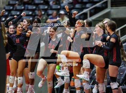 Thumbnail 3 in Fulshear vs. Lovejoy (UIL 5A Volleyball Semi-Final) photogallery.