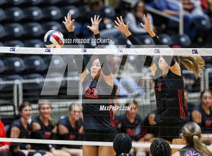 Thumbnail 3 in Fulshear vs. Lovejoy (UIL 5A Volleyball Semi-Final) photogallery.