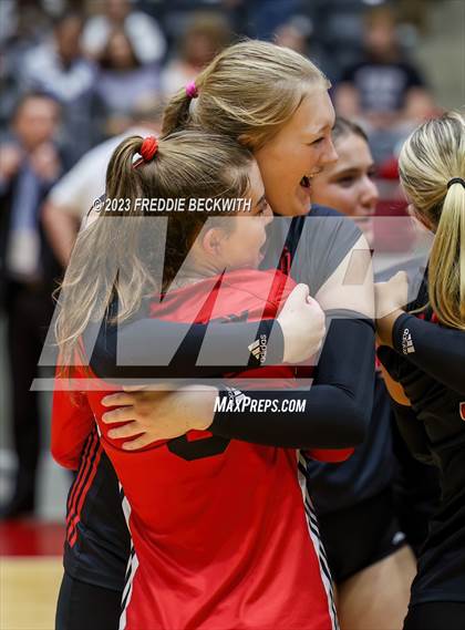 Thumbnail 1 in Fulshear vs. Lovejoy (UIL 5A Volleyball Semi-Final) photogallery.