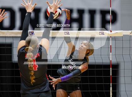 Thumbnail 1 in Fulshear vs. Lovejoy (UIL 5A Volleyball Semi-Final) photogallery.