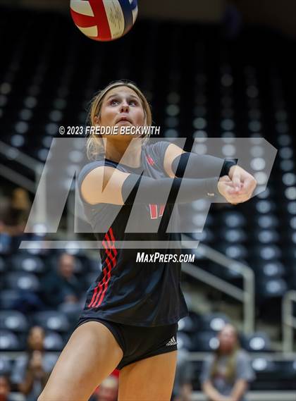 Thumbnail 1 in Fulshear vs. Lovejoy (UIL 5A Volleyball Semi-Final) photogallery.