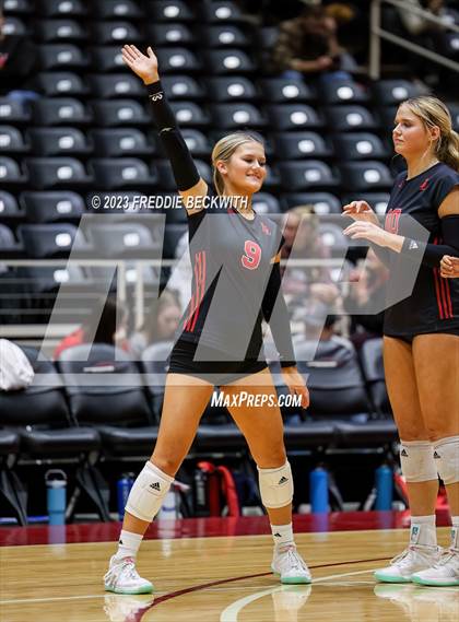Thumbnail 3 in Fulshear vs. Lovejoy (UIL 5A Volleyball Semi-Final) photogallery.
