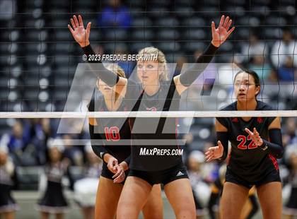 Thumbnail 1 in Fulshear vs. Lovejoy (UIL 5A Volleyball Semi-Final) photogallery.