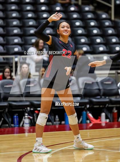 Thumbnail 3 in Fulshear vs. Lovejoy (UIL 5A Volleyball Semi-Final) photogallery.