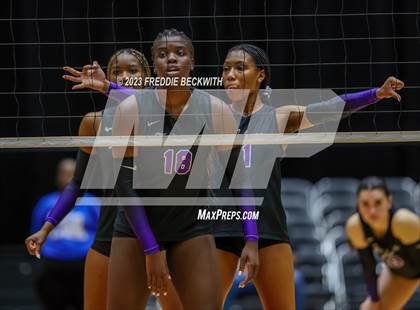 Thumbnail 1 in Fulshear vs. Lovejoy (UIL 5A Volleyball Semi-Final) photogallery.