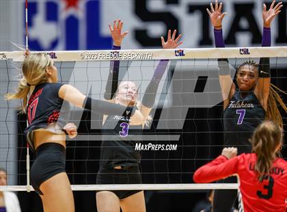 Thumbnail 2 in Fulshear vs. Lovejoy (UIL 5A Volleyball Semi-Final) photogallery.