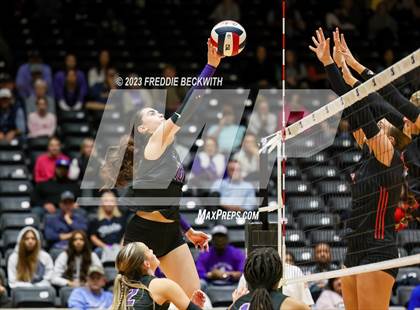 Thumbnail 2 in Fulshear vs. Lovejoy (UIL 5A Volleyball Semi-Final) photogallery.