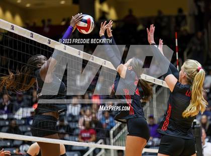 Thumbnail 3 in Fulshear vs. Lovejoy (UIL 5A Volleyball Semi-Final) photogallery.