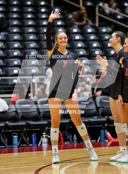 Thumbnail 1 in Fulshear vs. Lovejoy (UIL 5A Volleyball Semi-Final) photogallery.