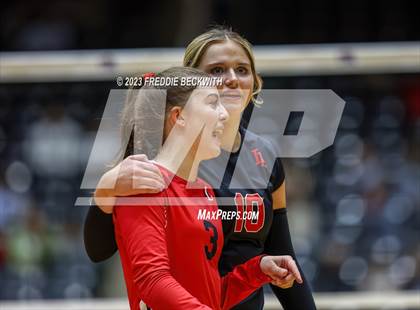 Thumbnail 1 in Fulshear vs. Lovejoy (UIL 5A Volleyball Semi-Final) photogallery.