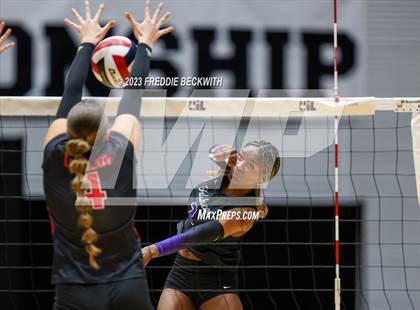 Thumbnail 3 in Fulshear vs. Lovejoy (UIL 5A Volleyball Semi-Final) photogallery.