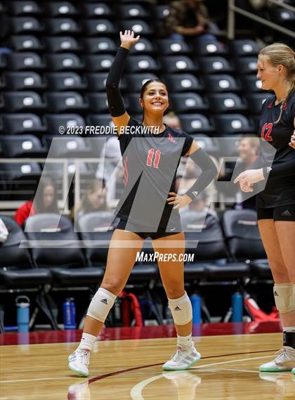Thumbnail 2 in Fulshear vs. Lovejoy (UIL 5A Volleyball Semi-Final) photogallery.