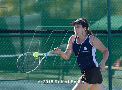 Thumbnail 3 in Oakland Tech vs. Pleasant Valley (NorCal Regional Girls Tennis Championships) photogallery.