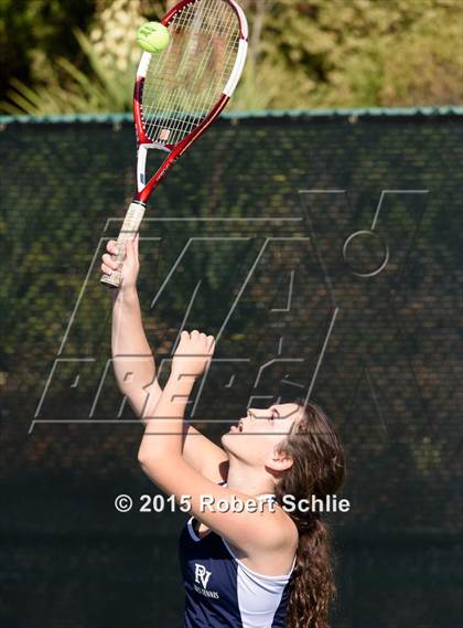 Thumbnail 2 in Oakland Tech vs. Pleasant Valley (NorCal Regional Girls Tennis Championships) photogallery.