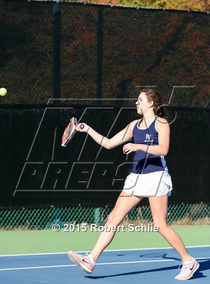 Thumbnail 2 in Oakland Tech vs. Pleasant Valley (NorCal Regional Girls Tennis Championships) photogallery.