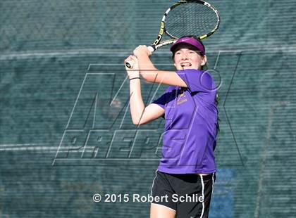 Thumbnail 3 in Oakland Tech vs. Pleasant Valley (NorCal Regional Girls Tennis Championships) photogallery.