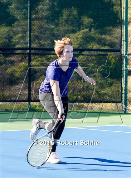 Thumbnail 1 in Oakland Tech vs. Pleasant Valley (NorCal Regional Girls Tennis Championships) photogallery.