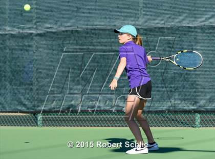 Thumbnail 1 in Oakland Tech vs. Pleasant Valley (NorCal Regional Girls Tennis Championships) photogallery.