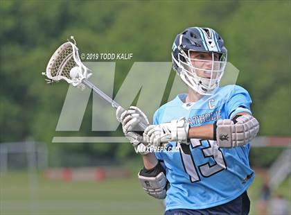 Thumbnail 3 in East Catholic vs. Bacon Academy (CIAC Class S Semifinal) photogallery.