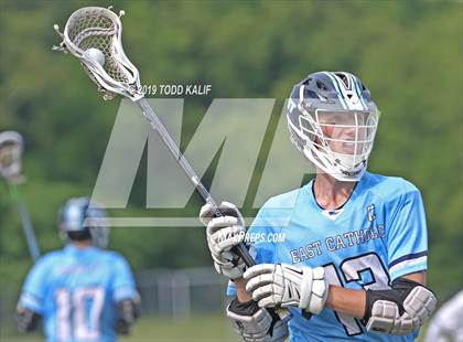Thumbnail 2 in East Catholic vs. Bacon Academy (CIAC Class S Semifinal) photogallery.