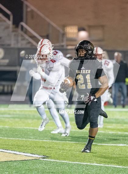 Thumbnail 2 in Center Grove @ Warren Central (IHSAA 6A Semifinal) photogallery.