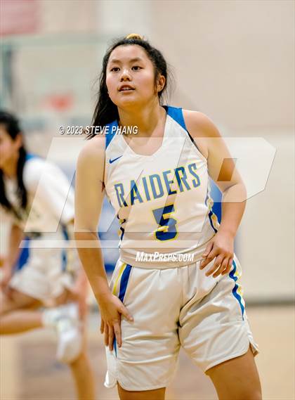 Thumbnail 3 in Mira Loma vs. River City (Viking Tournament) photogallery.