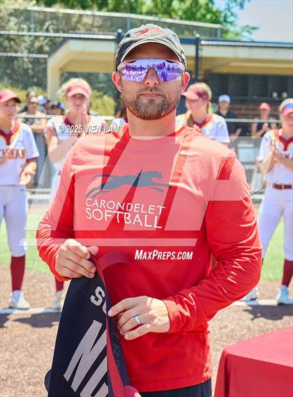 Thumbnail 3 in Carondelet vs. Cardinal Newman (CIF NCS Division 2 Final) photogallery.
