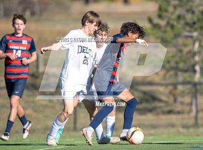 Thumbnail 2 in Kent Denver vs Delta (CHSAA 3A Round 1)) photogallery.