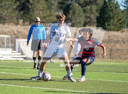 Thumbnail 2 in Kent Denver vs Delta (CHSAA 3A Round 1)) photogallery.