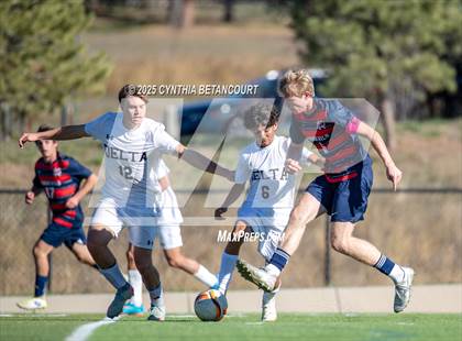 Thumbnail 2 in Kent Denver vs Delta (CHSAA 3A Round 1)) photogallery.