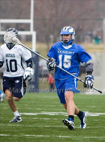Thumbnail 3 in Rockhurst vs. Georgetown Prep (Jesuit Lacrosse Classic) photogallery.