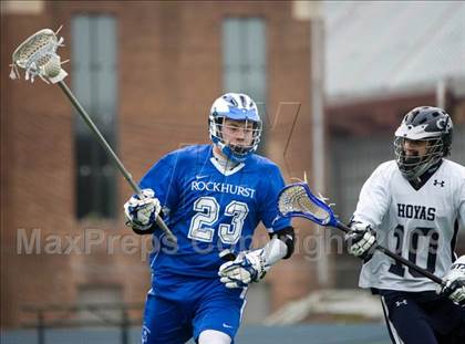 Thumbnail 2 in Rockhurst vs. Georgetown Prep (Jesuit Lacrosse Classic) photogallery.