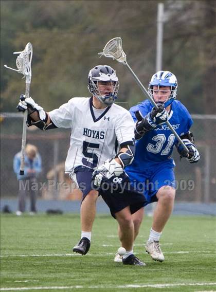 Thumbnail 1 in Rockhurst vs. Georgetown Prep (Jesuit Lacrosse Classic) photogallery.