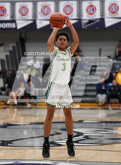 Thumbnail 1 in Cathedral vs. Evansville Bosse (Sneakers for Santa Shootout) photogallery.