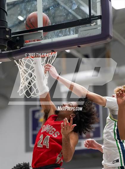 Thumbnail 2 in Cathedral vs. Evansville Bosse (Sneakers for Santa Shootout) photogallery.