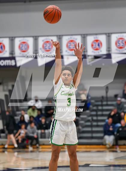 Thumbnail 2 in Cathedral vs. Evansville Bosse (Sneakers for Santa Shootout) photogallery.
