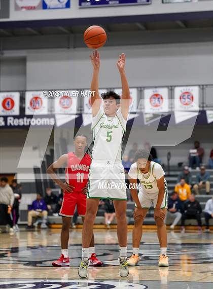 Thumbnail 1 in Cathedral vs. Evansville Bosse (Sneakers for Santa Shootout) photogallery.