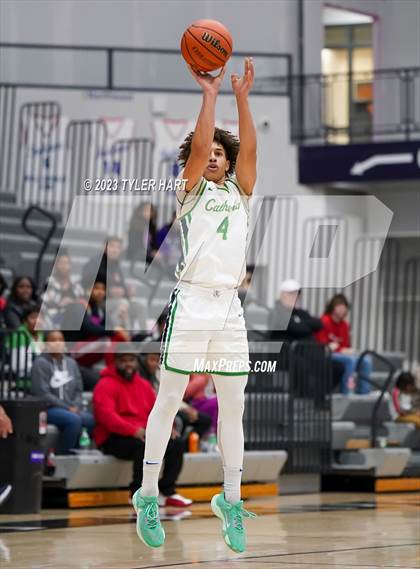 Thumbnail 2 in Cathedral vs. Evansville Bosse (Sneakers for Santa Shootout) photogallery.
