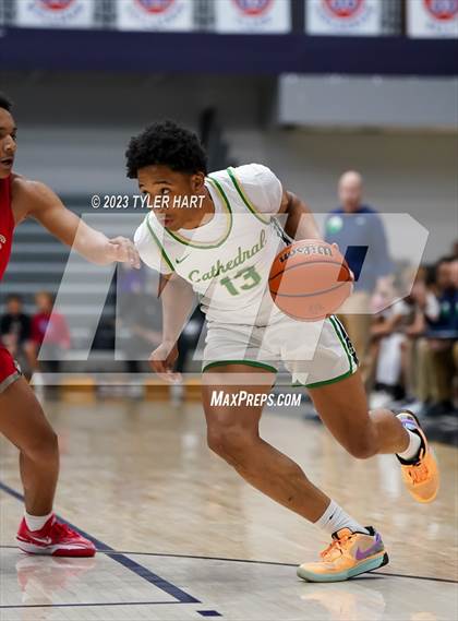 Thumbnail 2 in Cathedral vs. Evansville Bosse (Sneakers for Santa Shootout) photogallery.