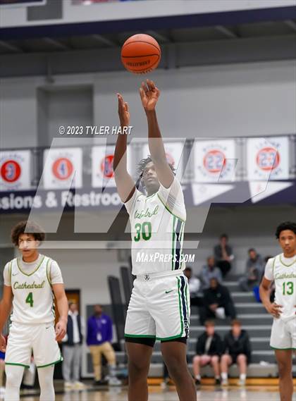 Thumbnail 1 in Cathedral vs. Evansville Bosse (Sneakers for Santa Shootout) photogallery.
